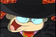 Jimmy's evil grin.