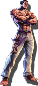 Kazuya in Fist of the North Star: Legends ReVIVE.