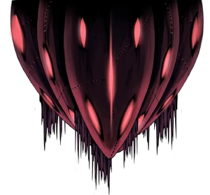 The Nightmare Heart with its eyes opened.