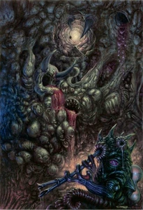 Servitor of the Outer Gods playing music to Azathoth.