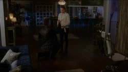 Pierce asking Chloe to marry him.