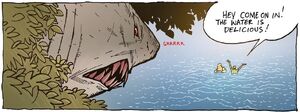 The last remaining Grizzly Shark.