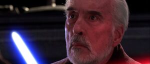 Dooku's expression betrayed a new understanding of what had transpired, but it was a fleeting moment; Anakin decapitated Dooku with one swift motion.