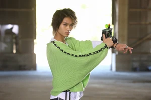 Alain about to transform with the Mega Ulorder.