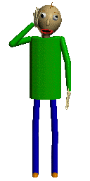 Baldi after he uses his shrink machine.
