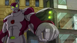 Beetle's new Hydra armor battle suit.