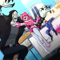 Coyote vs Miss Heed.jpg (52 KB) Coyote battling Omega and Heed.