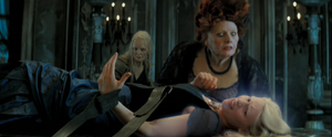 Mormo snarling when Lamia tells her to get Tristan.