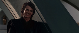 Anakin tells Padmé she's so beautiful because he's so in love with her.