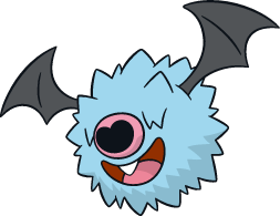 Woobat ♀ (Pokémon Black 2 and White 2, as Magic Queen Bellelba)