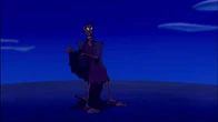 Jafar shocked to find the lamp is not in his pocket.