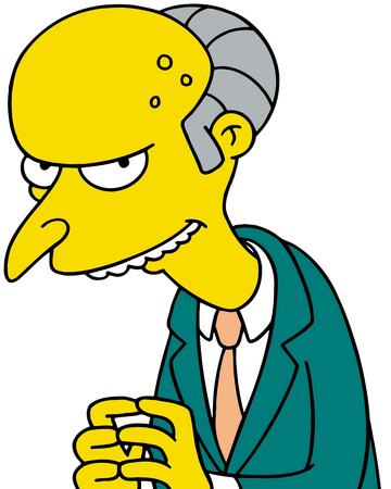 Mr Burns Villains Wiki Fandom