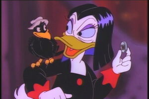 Magica getting ahold of Scrooge’s Number One Dime.