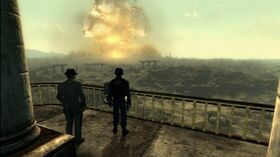 FO3 Power of the Atom - Megaton explosion