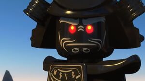 Garmadon leaving the ninja after the defeat of the Oni to follow his own path.