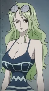 Monet's outfit when Law arrived at Punk Hazard.