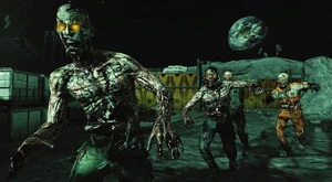 Zombies in Call of Duty: Black Ops, on the map "Moon".