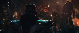 Thanos, Loki and the Black Order.