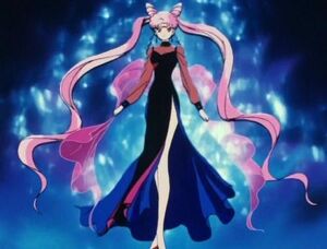 Black Lady's first appearance in the 90's anime