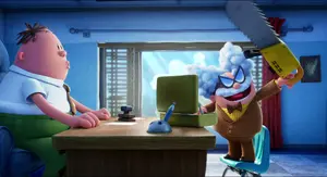 Poopypants with a chainsaw.