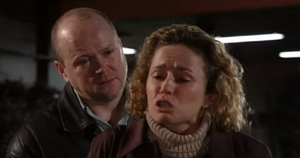 Phil argues with Lisa after she suffers a miscarriage.