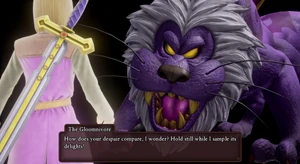 Gloomnivore's evil stare