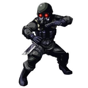 HUNK in Minna to BIOHAZARD Clan Master.