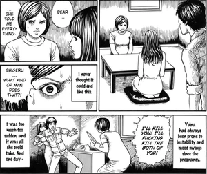 Shigeru coming back to his house, only to realize that Misaki told Yuina about his affair with Misaki.
