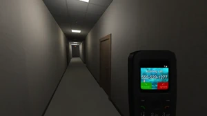 The Player holding his/her phone and Alex's phone number is in the screen.