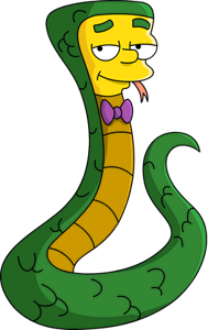 Slithers.png (47 KB) Smithers as Slithers in "Treehouse of Horror XII".