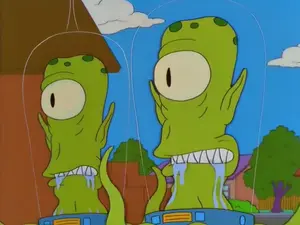 Kand and Kodos on Earth.