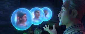 Magnifco about to crush the wishes of three people who had questioned him.