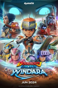 Reramos in the BoBoiBoy Galaxy Windara poster.