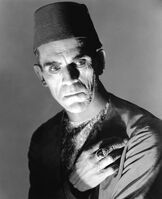 Boris Karloff as Imhotep in The Mummy (1932).