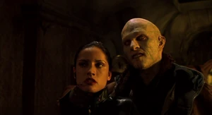 Jared Nomak 4.png (264 KB) Nomak holding his sister, Nyssa Damaskinos, hostage as Blade enters