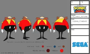 Another concept art of Dr. Eggman.