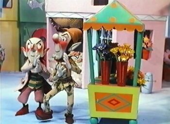 Sly and Gobbo from Noddy's Toyland Adventures