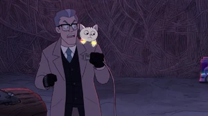 Trout spotting the Bears repaired van and escaping the party.