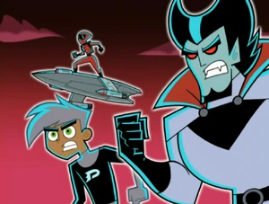 Valerie, Danny and Vlad enraged once the Fright Knight claims Amity Park under Pariah's rule.