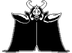 Asgore Dreemurr is an Affably Evil villain.