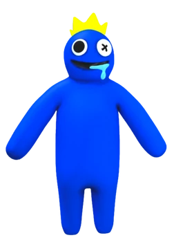 Blue Attacking Rainbow Friends Roblox