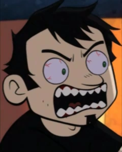 DanPsycho.png (64 KB) Dan depicting an aggressive and malicious glare.