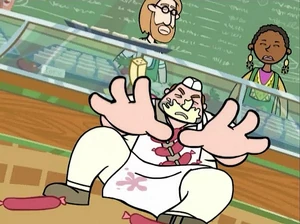 Tofu defeating the Butcher.