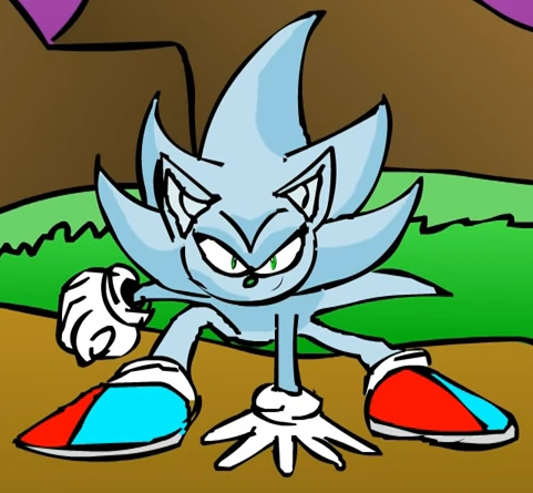 A quick redraw of an old Sonic villian I made in elementary school I think.  Inspired by Nazo and Seelkadoom, this guy is supposed to be a a Sonic,  Shadow, and Silver