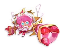 Strawberry crepe cookie