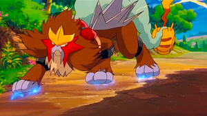 Entei kidnapping Delia Ketchum.