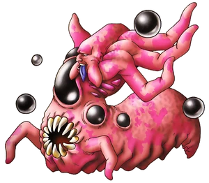 Official artwork of its monster form