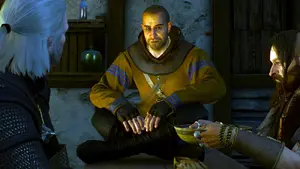 G.O.D tavern table.webp (112 KB) Gaunter with Geralt in the inn.