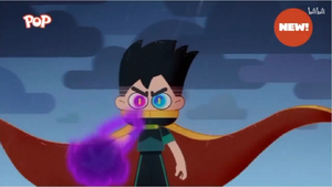 The Sword Master after being possessed by Manipulens.