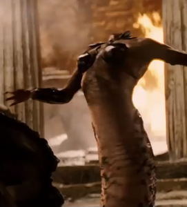 The body of Medusa in Clash of the Titans (2010).